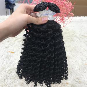 Superventas extensiones de cabello rizado profundo V-tip negro vietnamita para mujeres importadas de Vietnam - Product Image 3