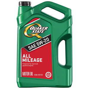 Quaker State All Mileage 5W-20 Motor Oil 5 Quart para lubricantes y limpiadores de motores - Product Image 1