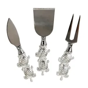 Fromage ensemble d'outils ustensiles de cuisine fromage couteaux serveur argenterie laiton coulée noeud fin poignée mariage couverts ensemble - Product Image 5