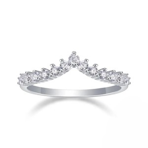 Bague de fiançailles unisexe en argent 925 14K avec certification IGI, Moissanite VVS, diamant halo personnalisé - Product Image 3