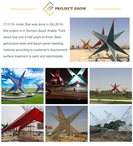 Decoración costera Escultura de caballito de mar de acero inoxidable - Product Image 6