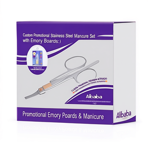 Set Manicure Personalizzato in Acciaio Inossidabile con Lime per Unghie - Product Image 3