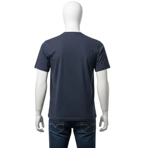 T-shirts pour hommes en laine et viscose à séchage rapide, tissu doux et respirant, impression sérigraphique, confortable pour un usage quotidien et sportif - Product Image 2