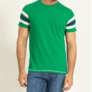 Camiseta de Verano 2025, Nueva Moda, Cuello Redondo, Secado Rápido, Ecológica, 240g, Color Sólido, Corte Regular, Casual, Manga Corta, 100% Algodón para Hombre - Product Image 1