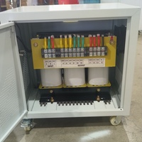Transformateur à économie d'énergie de 98% 380V à 220V 3 phases Type sec 30kVA 40kVA 50kVA 60kVA 380VAC à 220VAC