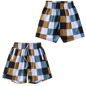 Pantalones cortos estampados para hombre con estampado de sublimación informal de secado rápido de talla grande y transpirable de alta calidad - Product Image 1