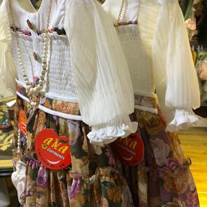 Abito speciale con stampa in chiffon con borsa e <span class=keywords><strong>abiti</strong></span> in cotone per bambina mala disegni abito estivo in cotone <span class=keywords><strong>abiti</strong></span> da ragazza di fiori per la festa - Product Image 6