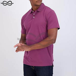 Polo T-shirt Homme Premium Élégant à Manches Courtes en Coton Soie Frais, Personnalisable avec Logo Brodé, Uni et Vierge - Product Image 2