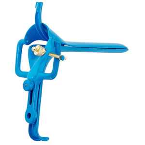 Espéculo vaginal Premium de alta calidad, instrumentos quirúrgicos calientes de acero con revestimiento azul, espéculo vaginal básico - Product Image 1