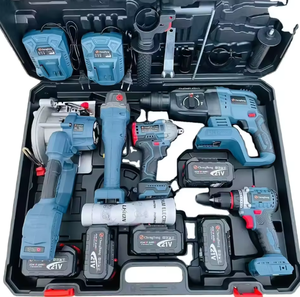 Juego de Herramientas Eléctricas 5 en 1 de 21 V Sin Escobillas, Multifunción, con Batería de Litio, Martillo, Taladro, Amoladora Angular, Kit Combinado WHATSAP/ +1 6319219112 - Product Image 1