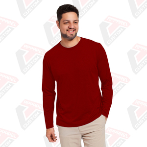 Camiseta de Jersey de algodón de manga larga para hombre Heritage comodidad atemporal - Product Image 6