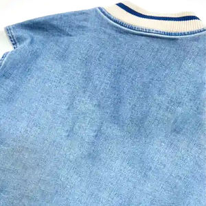 Vestes universitaires en coton unisexe manteau de baseball décontracté avec logo personnalisé veste Letterman pour hommes pour l'hiver - Product Image 4