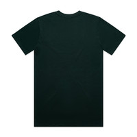 T-shirts décontractés en coton tricoté 100% à manches courtes, coupe ajustée, couleur vert pin, pour la gym, vêtements de sport SHH en gros