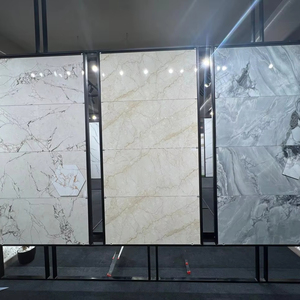 Azulejos de porcelana vitrificada pulidos modernos de 600x1200, cerámica de mármol sólido para Villa, sala de estar, suelo, decoración de pared, nuevo - Product Image 1