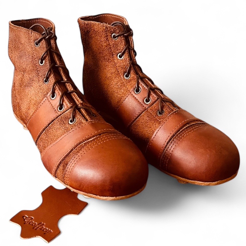 Vintage 100 Cow Leather Football Rugby