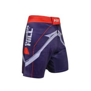 Pantalones Cortos de MMA Blancos de Diseño Personalizado GREEN HILL, Ropa de Poliéster Elástico para Grappling y BJJ para Gimnasio, Sublimados (10507) - Product Image 5