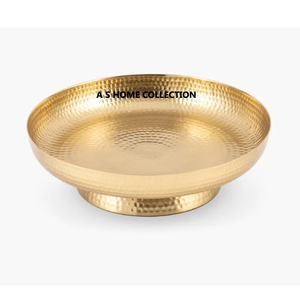 Cuenco para servir esmaltado con incrustaciones de hueso base de madera hecho a mano de proveedor indio de forma única de acero inoxidable a precio mayorista - Product Image 6