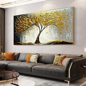 Homedecor <span class=keywords><strong>Peinture</strong></span> à l'huile faite à la main Toile tendue encadrée Art mural Texture de vie originale Paysage abstrait Palette <span class=keywords><strong>Peinture</strong></span> <span class=keywords><strong>au</strong></span> <span class=keywords><strong>couteau</strong></span> - Product Image 6