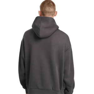 Sweat à capuche en éponge française épais 100% coton pour hommes, sweat à capuche surdimensionné avec logo personnalisé Streetwear, pull uni pour hommes, respirant - Product Image 3
