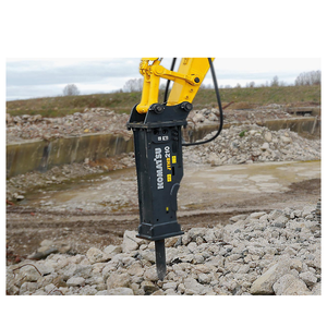 ค้อนไฮดรอลิกสำหรับรถขุด ออกแบบแข็งแรงทนทาน สำหรับงานรื้อถอนหินแข็ง งานแปรรูปหินในเหมือง - Product Image 1