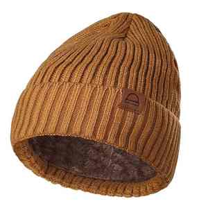 High Quality 100% Acrylic Customized Logo Dot <b>Beanie</b> Hat Winter Short Knit Cuff Swag Plain Dyed Print Warm Knitted <b>Beanies</b> - Product Image 2