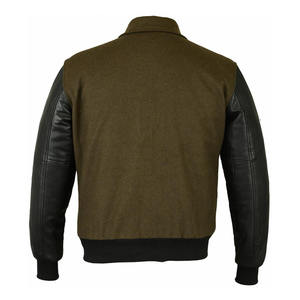 Mode Design Vin Bonne Qualité Top Design Varsity Veste Hommes Marque Élégante Veste Personnalisée Nouveau Hommes Baseball Veste - Product Image 2