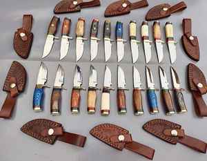 Commandes en gros personnalisées OEM PRESTIGE LAMES Professional Handmade Carbon Steel Skinner Knife Manche en bois Ambidextre - Product Image 3