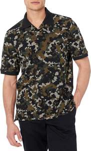 Polo de piqué de algodón de corte regular para hombre, diseño personalizado, estampado de letras lavadas, polos de talla grande para hombre - Product Image 2