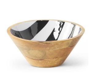 ชามไม้สำหรับผสมสลัดผักชามชามทำจากไม้แบบทำมือจากธรรมชาติสำหรับตกแต่งบ้าน - Product Image 4