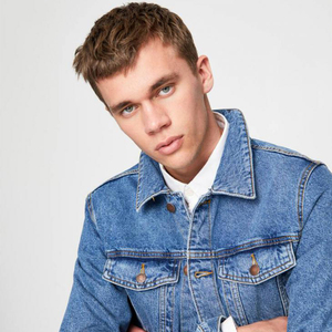 Manteau boutonné d'hiver décontracté pour hommes OEM Veste en jean oversize imprimé avec vêtements de sortie style streetwear automne/hiver - Product Image 3