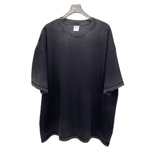 Camiseta de algodón 2025 personalizable de alta calidad 100%, Camiseta holgada de verano de gran tamaño Boxy Fit para hombres - Product Image 6