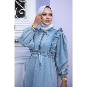 ELISA Hijab ชุดยีนส์สีน้ำเงินอ่อน - Product Image 4