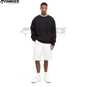 เสื้อสเวตเตอร์ของผู้ชายผ้าคอตตอนแขนยาวพิมพ์ลายโลโก้ได้ตามต้องการ - Product Image 2