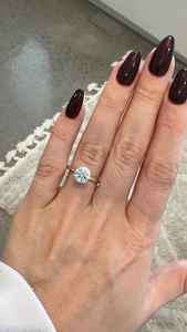 Lab Grown Diamond Wedding Ring 10K Solid Gold IGI Certified Trendy Luxury <b>Bridal</b> 1CT D Color Brilliant Cut CVD Solitaire Ring - Product Image 4