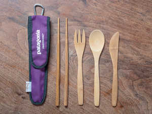 ช้อนไม้คลาสสิกพร้อมชุดช้อนส้อมทำสีธรรมชาติสำหรับห้องครัวร้านอาหารโรงแรมดีไซน์สำหรับงานปาร์ตี้ - Product Image 2