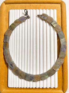 Collar en bruto de labradorita natural, lapislázuli, aguamarina, piedra preciosa de forma elegante para la fabricación de joyas, piedras semipreciosas - Product Image 6