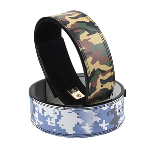 เข็มขัดยกน้ำหนักหนังแท้สำหรับออกกำลังกายเข็มขัดยกน้ำหนักปรับได้ฉลากตามต้องการ - Product Image 2