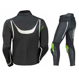 Combinaison de moto de style dernier cri, combinaison de course en cuir personnalisée pour moto, combinaison de course pour motard, cuir véritable, vêtements de course automobile et de moto - Product Image 2