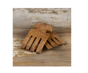 ช้อนไม้สไตล์วินเทจดีไซน์ดีที่สุดสำหรับใช้ในบ้านและห้องครัวใช้เสิร์ฟสลัดผักและผลไม้โลโก้ตามสั่ง - Product Image 5