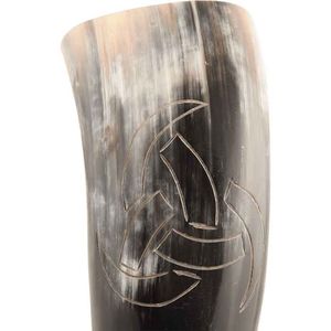 TAZA DE CUERNO VIKING MODERNO TAZA DE CUERNO TAZA DE CAFÉ con base de madera Cuerno vikingo con hecho a mano para ocasión navideña - Product Image 6