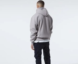 Wholesale 100% Cotton <b>Fleece</b> Winter Hoodie Casual Breathable Hooded for <b>Men</b> - Product Image 4