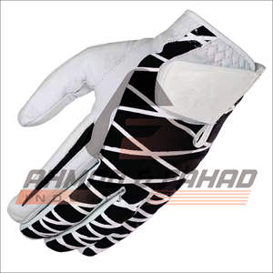 Gants de golf en cuir souple personnalisés de conception OEM Offre Spéciale peau de mouton légère et respirante avec poignées pour le sport - Product Image 1