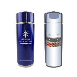 Botella de Agua Alcalina de Acero Inoxidable Soudron <span class=keywords><strong>con</strong></span> 7 Bolas Minerales Filtrantes, 300 ml, USB, Manual, para Uso Doméstico, RV/Auto, Compatible <span class=keywords><strong>con</strong></span> Energía <span class=keywords><strong>Solar</strong></span> - Product Image 1