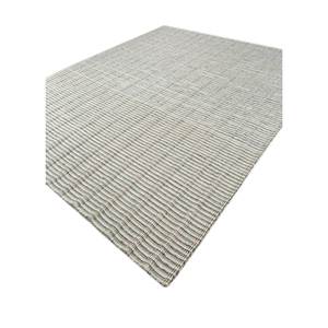 Alfombra Contour Green Clásica a Rayas Abstractas de Jacquard, Tejida a Mano, de Lana y Viscosa, 10mm, para Hogar y Coche, HWV-51024, Rectangular, Tipo Rompecabezas, para Pasillo - Product Image 2