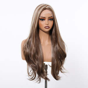 DWY Glueless HD Lace Front Synthetic <b>Wig</b> 30-32 Inches Loose Wave Body Wave <b>Wig</b> Heat Resistant Fiber - Product Image 4