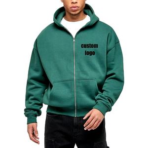 Sudadera con capucha de gran tamaño antiretráctil de alta calidad Unisex, logotipo personalizado, técnica de peso pesado de invierno bordada, forro polar de algodón 100% para hombres - Product Image 6