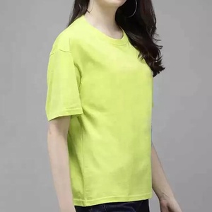 Respirant nouveau style femmes goutte épaule t-shirt Offre Spéciale prix de gros séchage rapide goutte épaule t-shirt avec un design personnalisé - Product Image 1