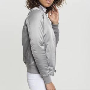 Blouson aviateur à manches longues et col montant de haute qualité pour femmes - Product Image 3