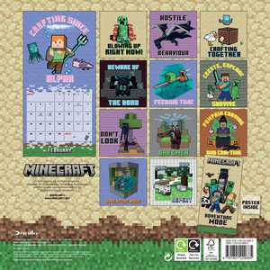 ปฏิทินตั้งโต๊ะ Minecraft ปี 2024 โปสเตอร์ขนาดเล็ก ปฏิทินตั้งโต๊ะทำจากกระดาษ สำหรับตั้งโชว์และโปรโมชั่น - Product Image 4