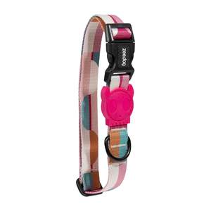 Bloom Pet <b>Collar</b> Soft and Durable Polyester <b>Cat</b> and Dog <b>Collar</b> <b>Personalized</b> Fashionable Solid and Striped Pattern <b>Collars</b> - Product Image 1